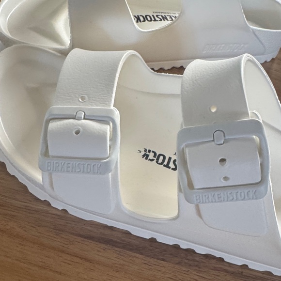 Birkenstock Classic White Slides - Picture 5 of 9